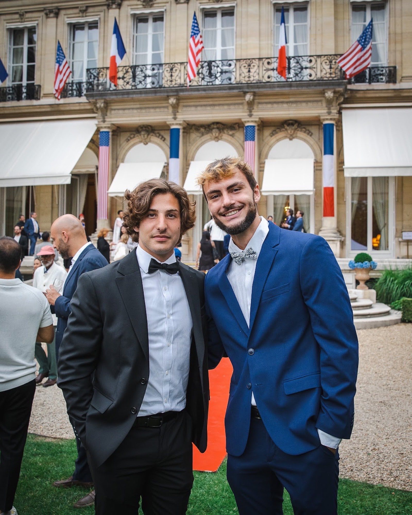 Alex and Tom at the Hôtel de Talleyrand in Paris